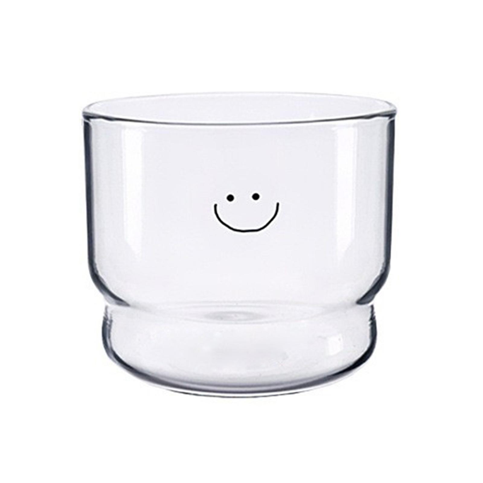 

Microwave Safe Glass Mug With Heat Resistant Borosilicate Material And Cheerful Smiley Designs For Daily Use A
