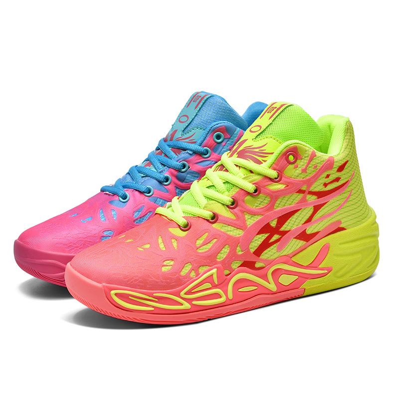 Amazon Xiyin mandarin duck basketball shoes men's and women's combat boots high-top student adult sports shoes cement floor sneakers