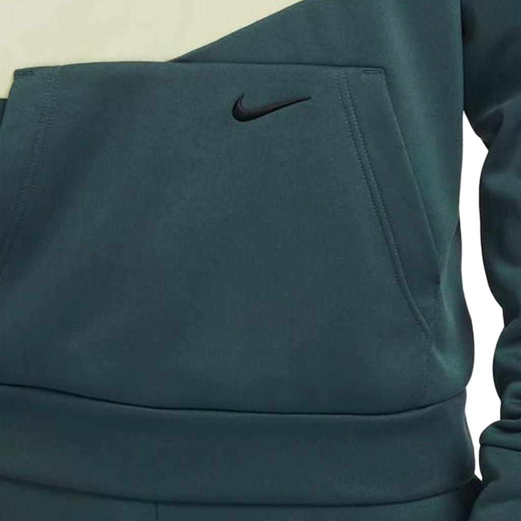 Nike Therma-Fit Drawstring Hooded Loose Long Sleeve Sweatshirt Men sweatshirt Deep-Jungle-Green DQ5402-328