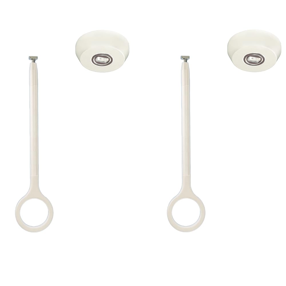 

Набор подвесных шестов Toso для стирки LB-1 (Набор из 2 предметов), Белый, 25 см длиной, для сушки, стирки, номер продукта: 30020011-2