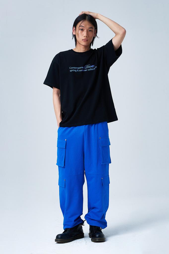DEINET Contemporary T-Shirt In Black