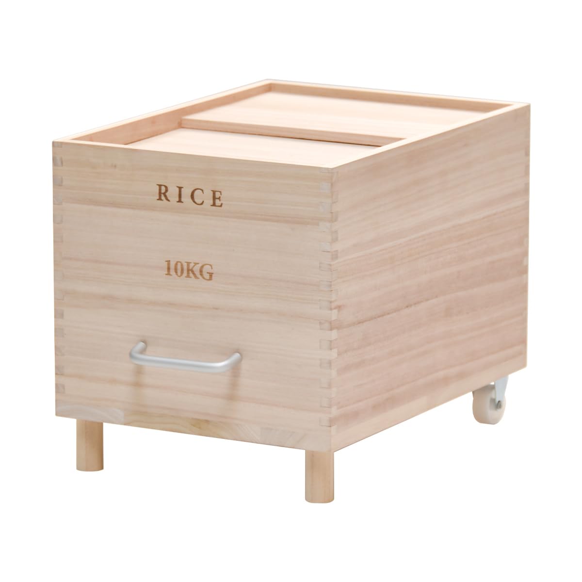 

Rice jar with casters Rice10kg