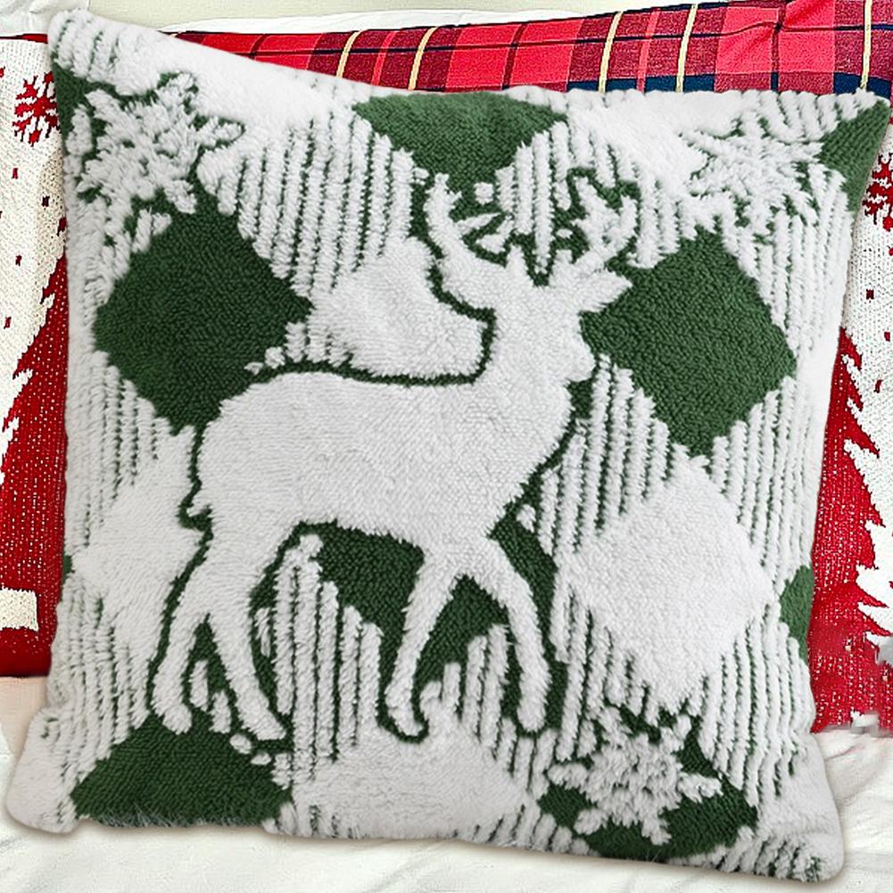 Christmas Throw Pillow Cover Winter Holiday Pillowcase for Sofa Decoration /
