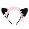 Cat Ears Bell Headband - Cosplay Catwoman Hair Accessory for Christmas & Halloween
