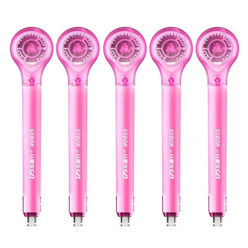 6m Correction Tape Macaron Color Creative Design Corrector of Pen Shape Comfortable Holding Kawaii Stationery School Supplies