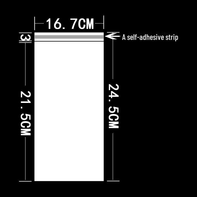 Transparent Self-Adhesive Plastic Bag for Packaging