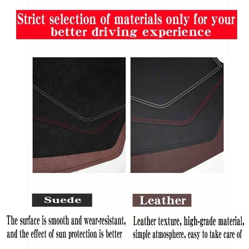 For  Nissan Ariya  2024 2025 2026 2027  mat dash Suede Leather Dashmat Dashboard Cover Pad Dash Mat Car