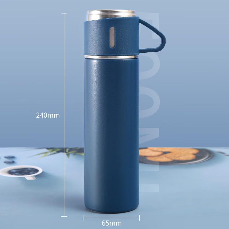 Xiaoyueya 304 Stainless Steel Insulated Bottle with 3 Lids Gift Set