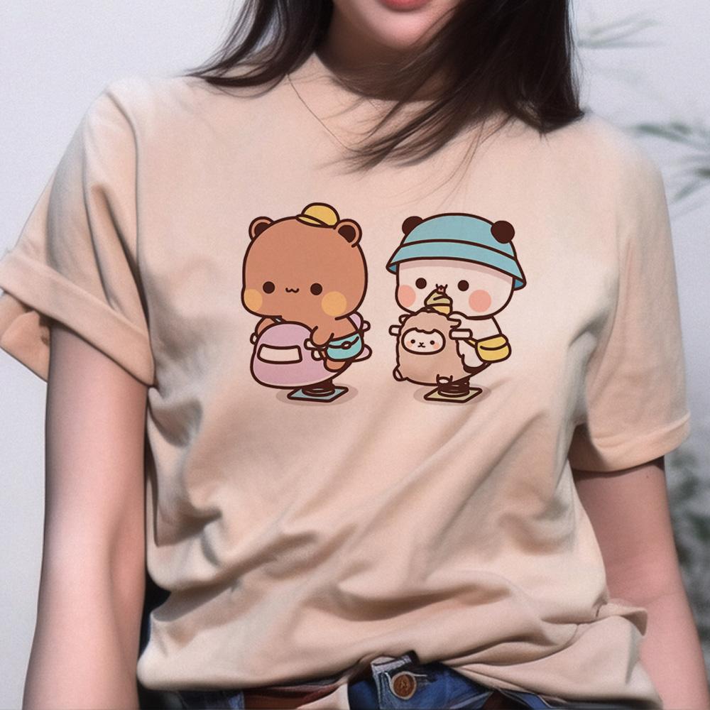 Bubu And Dudu tshirts Women summer tshirts feUnisex y2k designer streetwear clothes