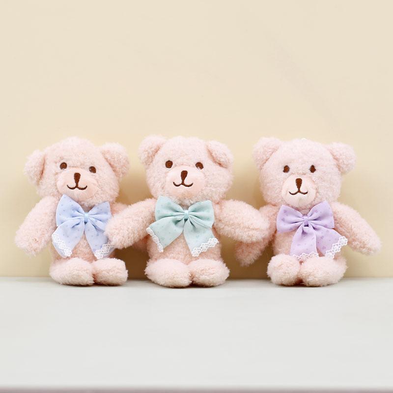 Bear Plush Lovely Toy Keychain Adorable Cartoon Bag Charm Doll Soft