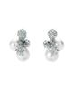 På Pearl Pave Ball Øredobber LAPE0717 W2 [Lanvin Blå] &