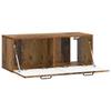 Wall Mounted TV Cabinet Reclaimed Wood Look 78.5 x 31 x 30 cm
