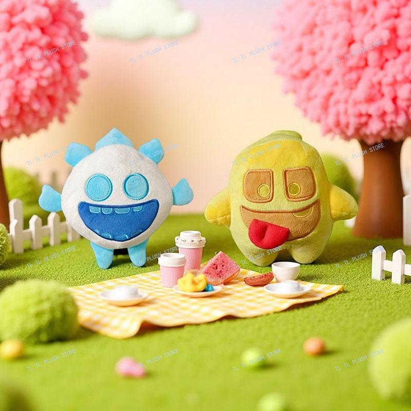 Wypchana 25cm GRA Clash Royale Uzdrowiciel Lodowy Duch Uzdrowiciel Duch Lalka Pluszowa Poduszka Idealny Prezent Festiwalowy Prezent Urodzinowy dla Dzieci Dorosłych