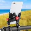 Universal Aluminium Legierung Fahrrad Telefon Halter Racks Motorrad Lenker Halterung Nicht-Slip Moblie Handy Clip Fahrrad Zubehör