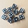 9/10 pezzi/scatola 16mm Colore Solido Colore Trasparente Dadi da Gioco Gioco da Tavolo Dadi Numerati Forma Quadrata Dadi a Punti Multicolore