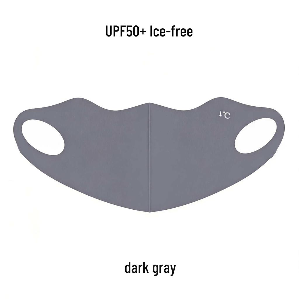 Hyaluronic Acid Sun Protection Face Mask with Eye Corner Guard - Breathable, Washable, Seamless, High UV Protection
