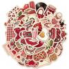 10/30/50pcs Red Valentine's Day World Cartoon Stickers Aesthetic Graffiti Decals DIY Notebook Suitcase Cute Decoration Sticker