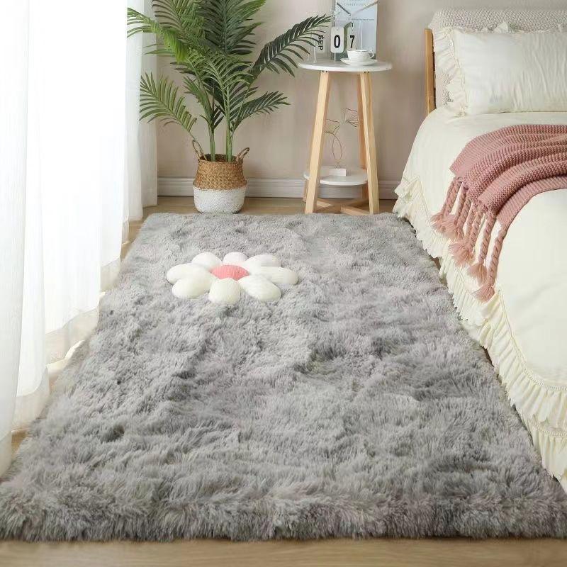 Alfombra Suave y Peluda para Sala de Estar, Alfombras Mullidas para Niños, Alfombra Grande de Área Beige de Felpa para Dormitorio, Habitación Infantil, Guardería, Decoración Moderna para el Hogar