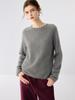 Women's Cashmere Round Neck Pullover - Loose Fit Autumn/Winter Knitwear