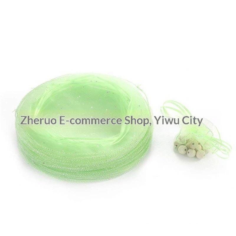 

100 шт. 26 см Подарки Круглый мешочек из органзы Элемент из марли Мешочек на завязках Мешочки для украшений Свадебные сувениры и пакеты для свадебной вечеринки зелёный