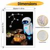 Disney Wall E Robot Lovers Oil Paint Digital Painting Art Kit FillIn Painting Home Decor