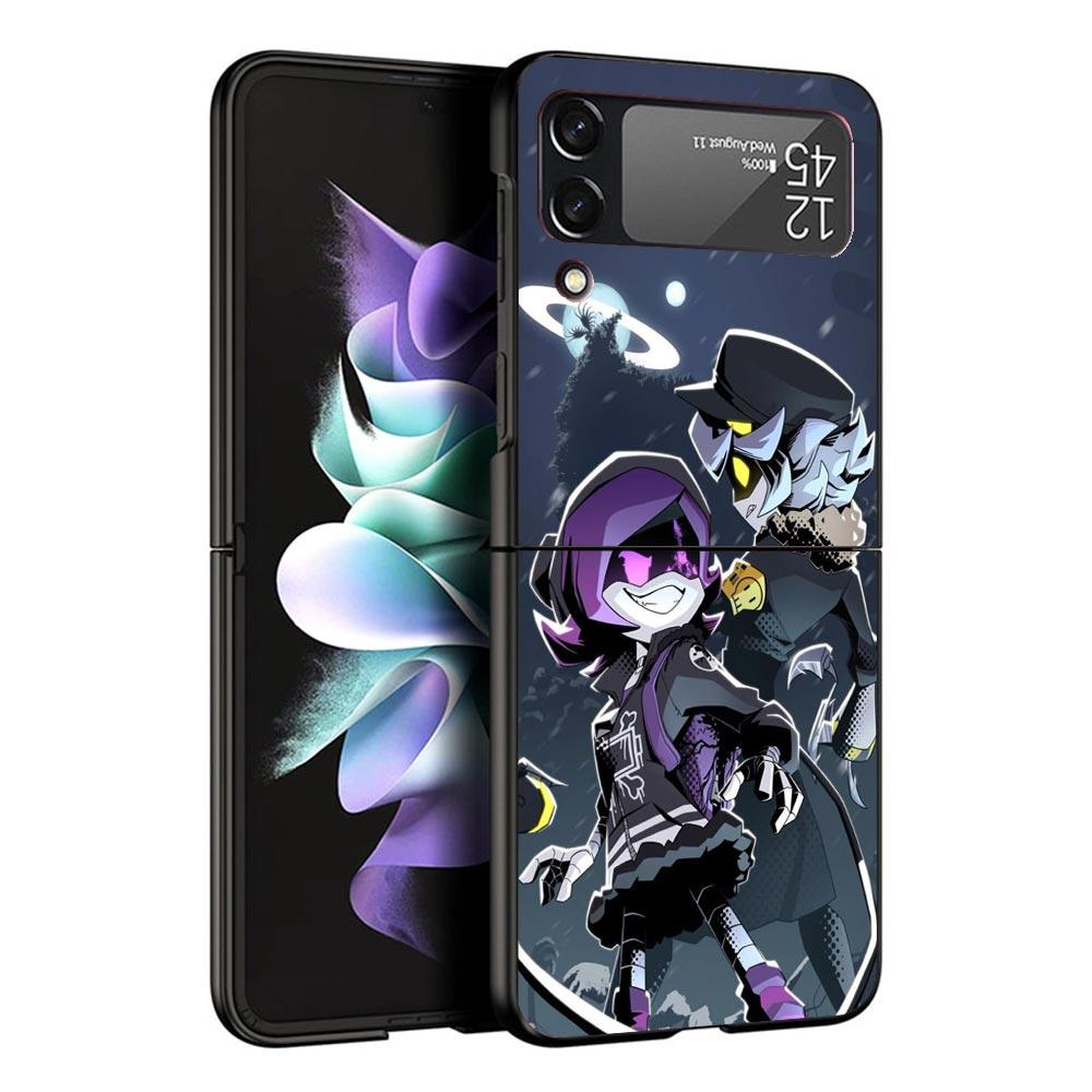 Game M-Murder D-Drones Black Phone Case For Samsung ZFlip7 ZFlip6 ZFlip5 ZFlip4 ZFlip3 5G Hard Protective Galaxy Z Flip 3 4 5 6