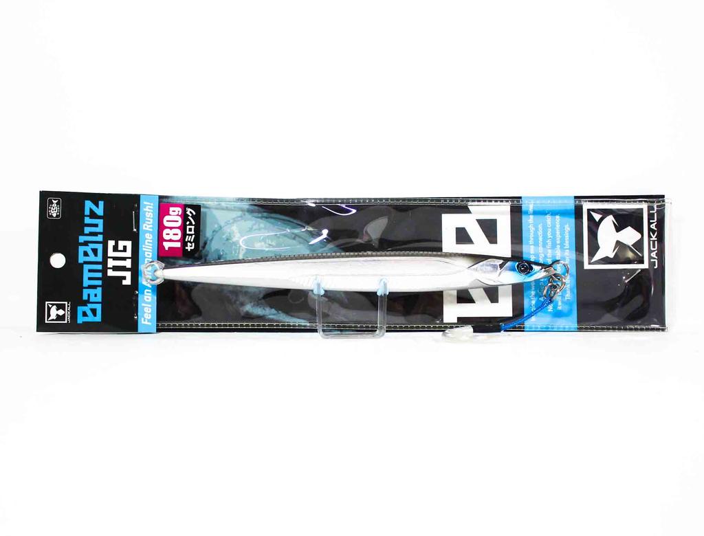 Jackall Metal Jig Bambluz Semi Long 180 Grams Aluminum Silver (3764)