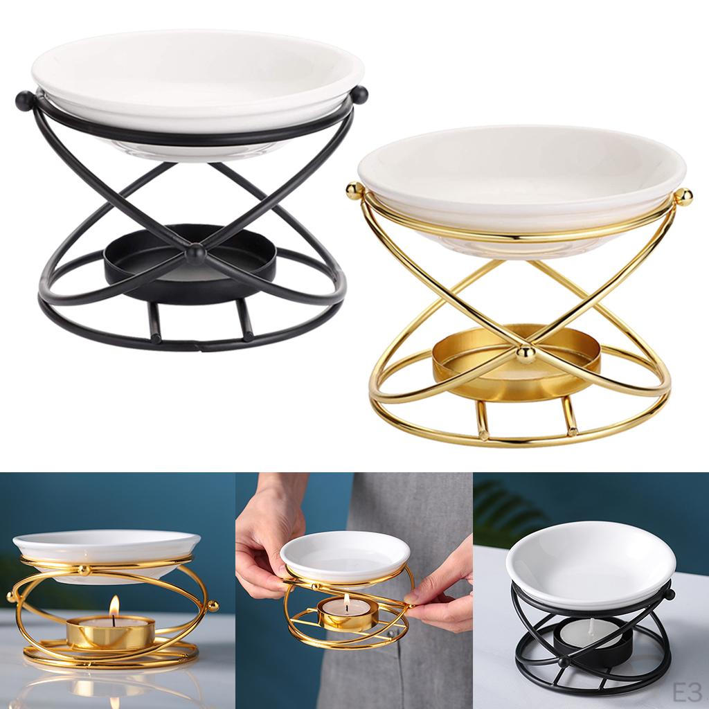 Burner, Essential , Tealight Candle Holder, Scented Melt Holder for Cafe Bar Home Table Decoration