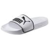 Puma Leadcat Outdoor Beach Leather Patch Non-Slip Slide Sandals Unisex Footwear White Black 360263-08