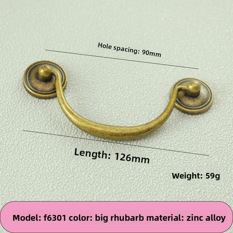 Bronze Solid Antique Brass Cabinet Handles Wardrobe Pull Cupboard Door Knob Kitchen Cabinet Handles Bronze Pulls
