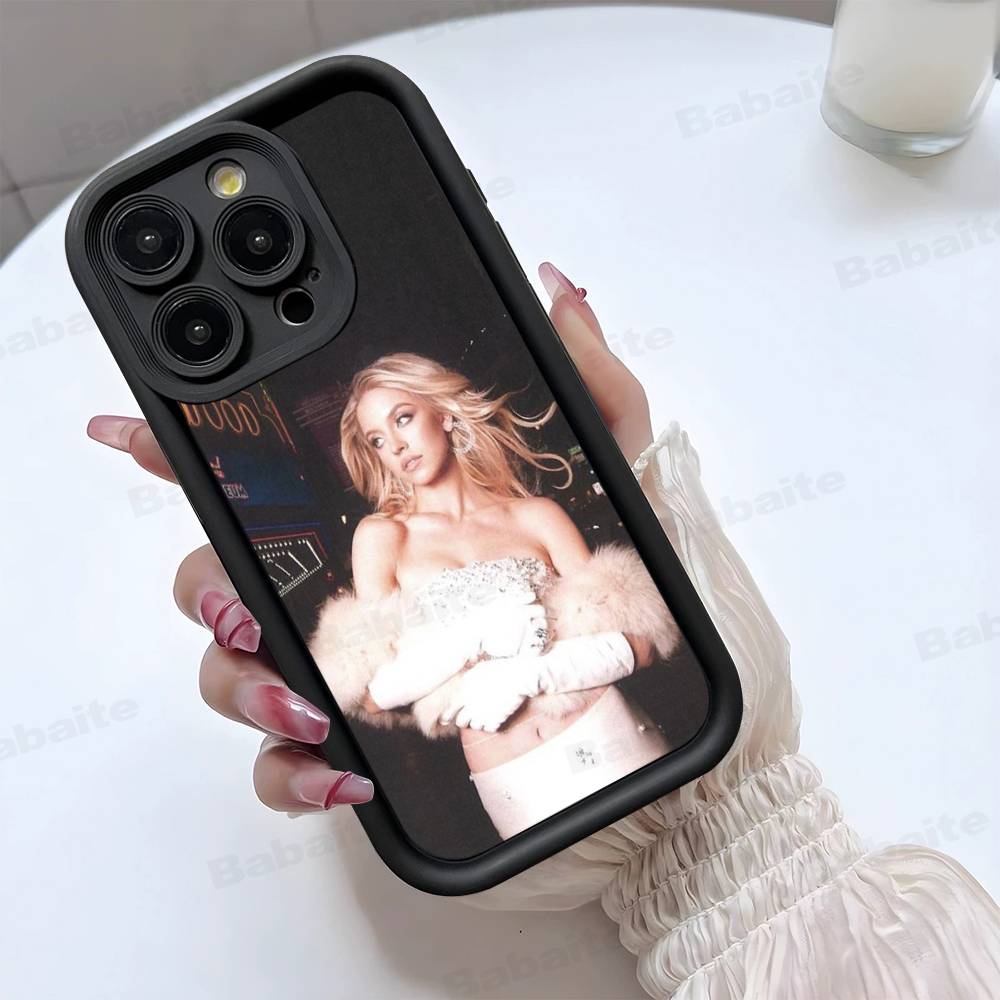 Sängerin Sydney S-Sweeney Handyhülle Für IPhone 17 16 15 14 13 12 11 Pro Max Plus Mini Glück Hülle