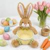 Easter Bunny Decorative Candy Storage Basket Cute Rabbit Shape Eggs Container Handmade Easter Bunny Candy Bowl Dish