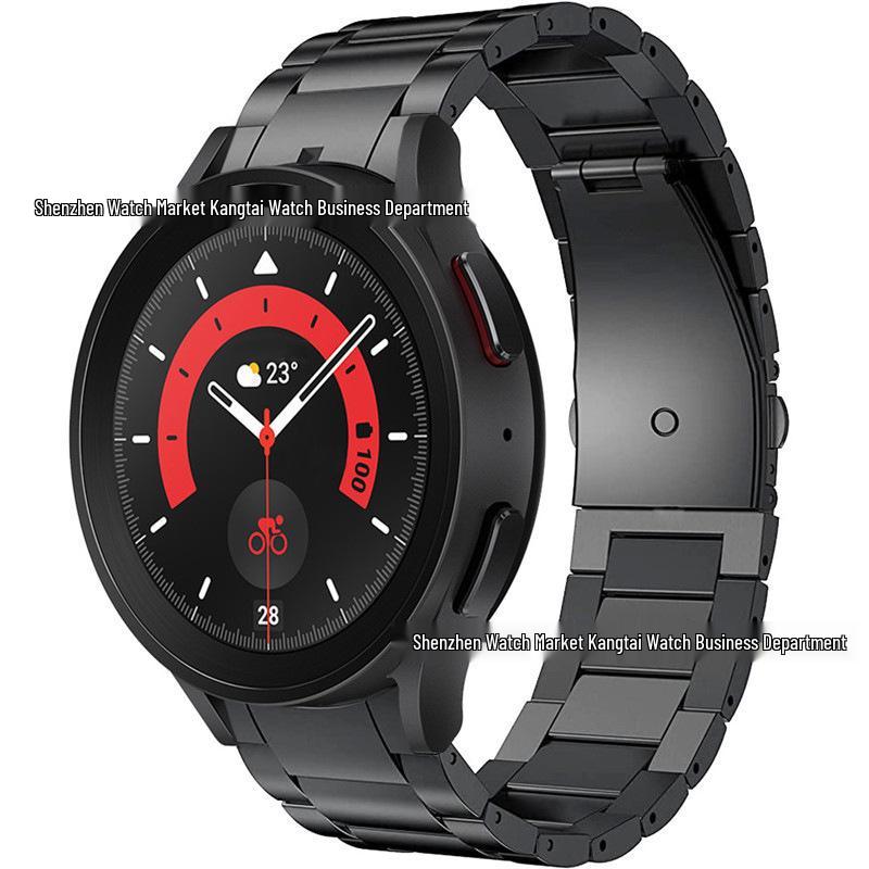 Compatible Stainless Steel Band for Samsung Galaxy Watch 7/6 Classic – Three-Bead Integrated Design