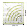 Acrylic Irregular 90° Sewing and Patchwork Ruler for Fabric Cutting