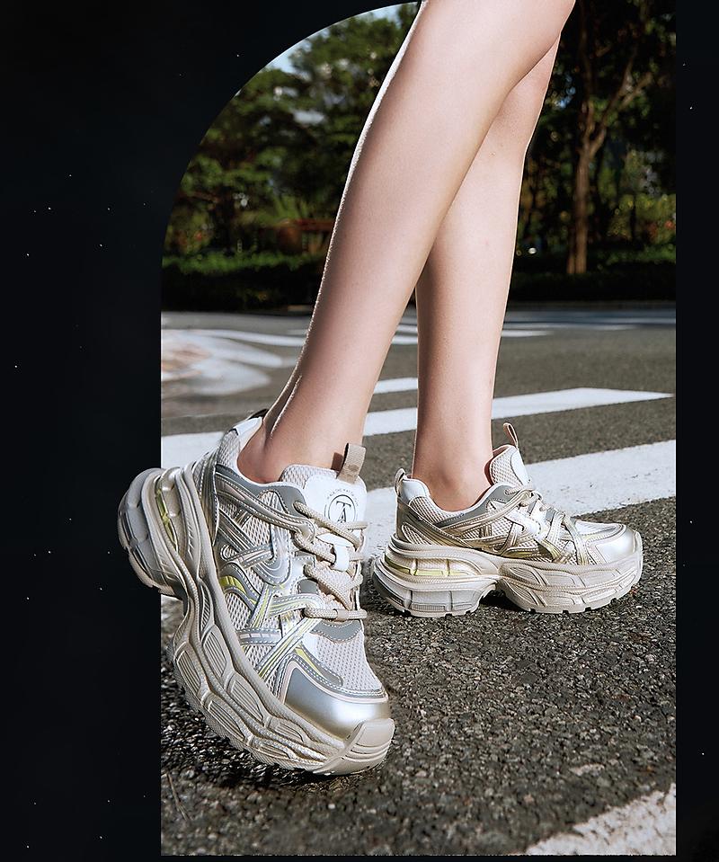 TATA/He She 2024 Autumn Fashion Casual Dad Shoes Women's New Style CZ201CM4