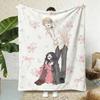 The Fragrant Flower Blooms With Dignity Throw 240G Flannel Blanket Lightweight Soft Skin-Friendly Summer Thin Throw Blanket