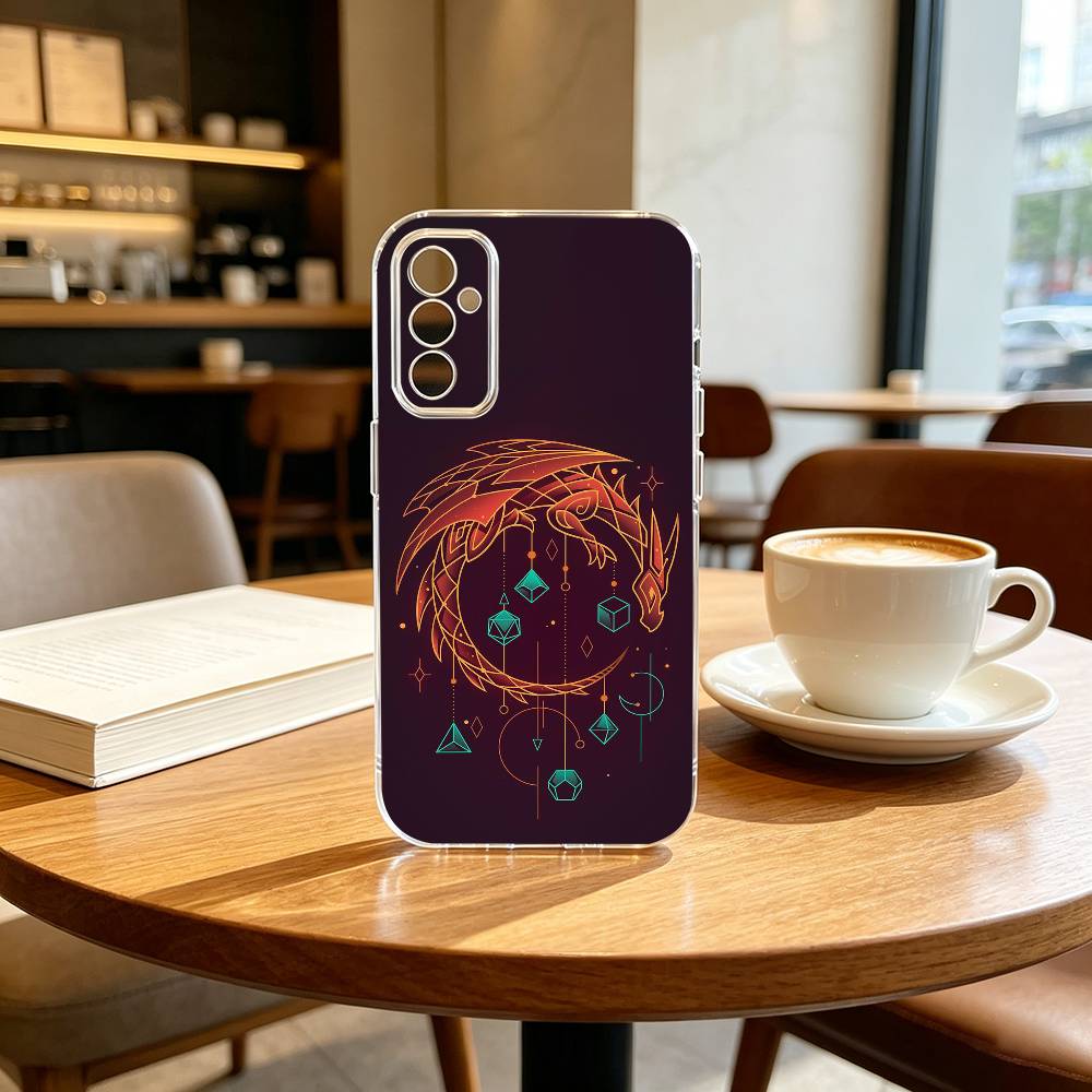D&D Dungeons and D-Dragons Game Phone Case For SamsungA10,12,20,21S,30,31,40,50,51,52,70,71 Transparent Cover