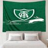 1PC Green Shield Emblem Design Printed Tapestry Room Decoration Wall Hanging for Living Room Bedroom, dormitory, Birthday and Christmas gifts
