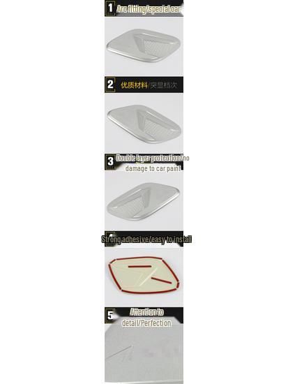 GL8 Fuel Tank Cover Protector: Anti-Scratch Decorative Patch for 2017 Model