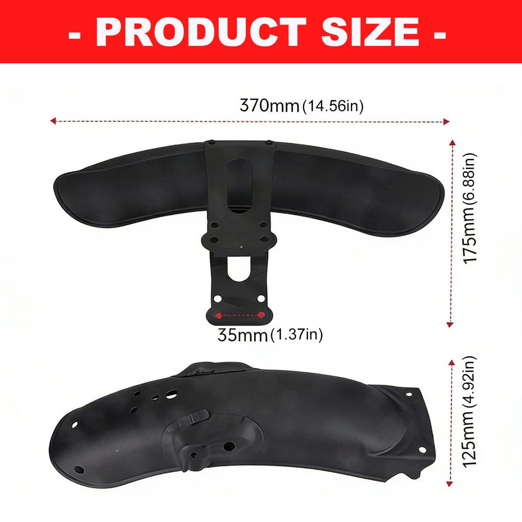 Original Styles Replacement Guard Heavy Duty Metal Build Front/Rear Fenders Weather Resistant Guard for CG125 Motorcycle