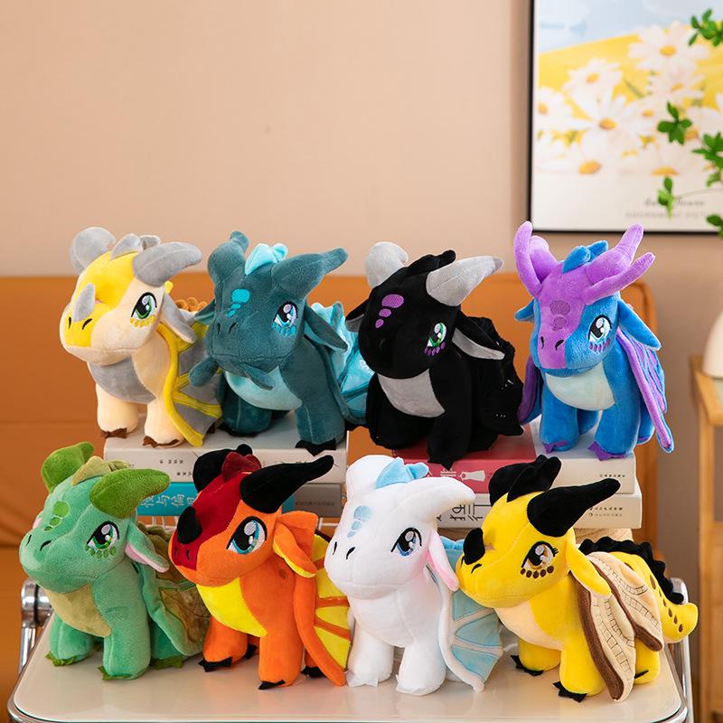 30cm Dragon Plush Toy High Quality Stuffed Animal Doll Animation Character Gift For Boys Birthday
