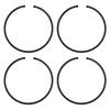 M METERXITY 4er Pack Kolbenring-Satz 34mm x 1,5mm Standard Kolbenring Kolben