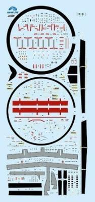 PLATZ Navy Hawkeye Caution Data Decal Plastic Model Parts 1/72 JASDF/US E-2C JD-38