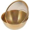 Multi-functional Stainless Steel Rice Washing Bowl - Gold Kitchen Strainer for Rice, Vegetables & Fruit - Durable and Elegant Design