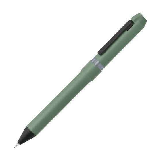 Zebra Sharbo Nu 0.7mm Limited Edition Smart Casual Color Olive Barrel SB35-SC-OL Rotating Multi-function Pen Top-in Sharp Mechanism Emulsion Ink