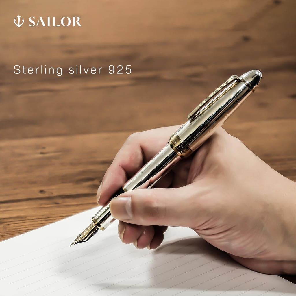 Sailor Fountain Pen Profit 21 Sterling Silver 925 Fine Nib 10-5027-220