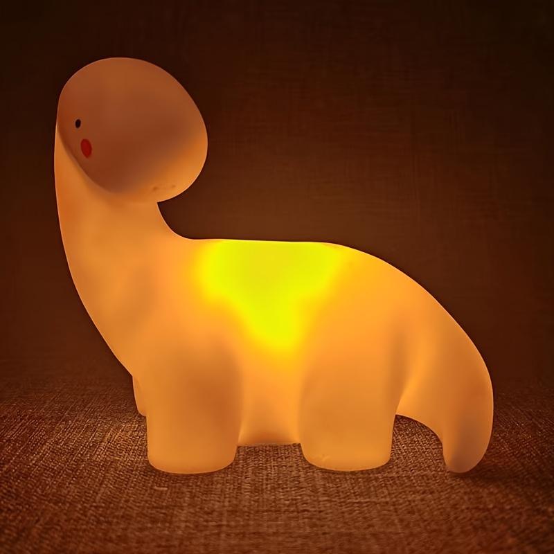 Cartoon Creative Thunder Dragon Dinosaur Night Light Bedroom Long Neck Dragon Small Ornament Room Decoration Small Table Lamp
