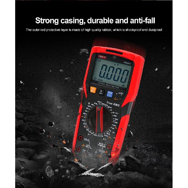 UNI-T UT89X UT89XD RMS Multimeter Digital Professional Electrical Tester NCV Diode Temperature Triode Capacitance Meter