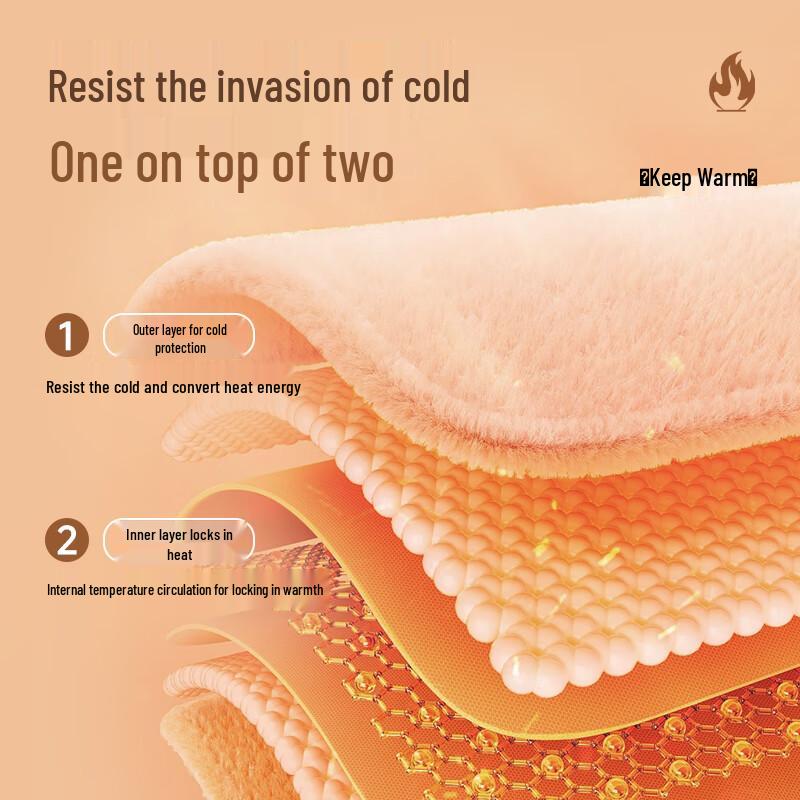 MINISO Men's Winter Lined Curved-Leg Casual Pants