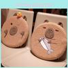 Seat Cushion Capybara Office Thick Cartoon Chair Pad Capybara Backrest Pillow